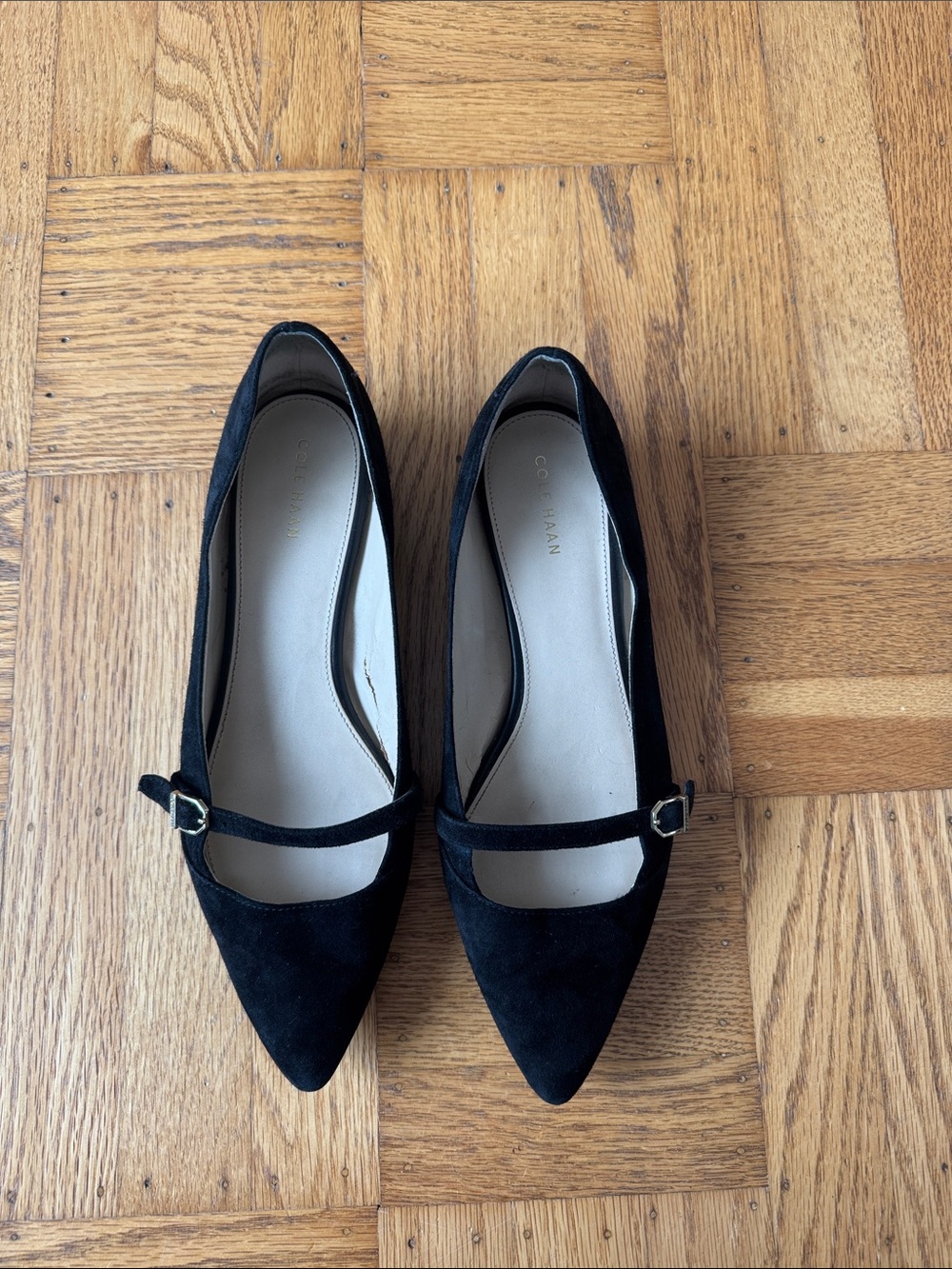 Cole Haan Avina Skimmer Flat suede black 9.5
